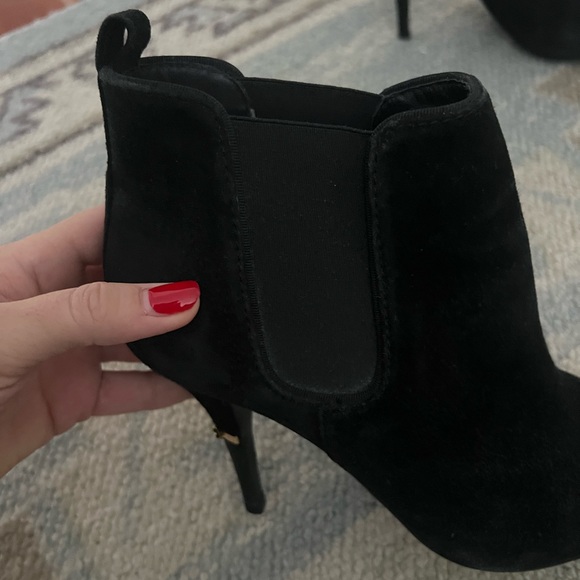 Tory Burch black suede booties - Picture 6 of 10